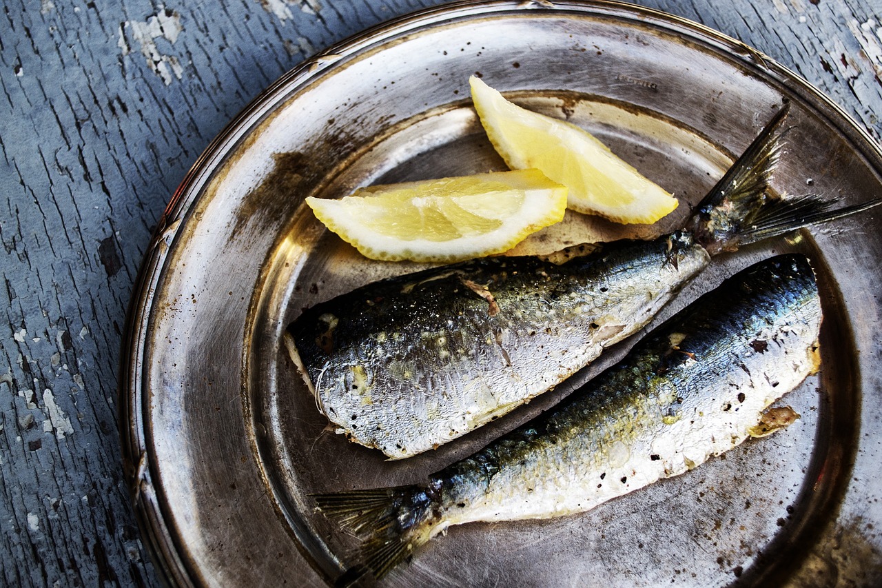 sardines grillées au citron